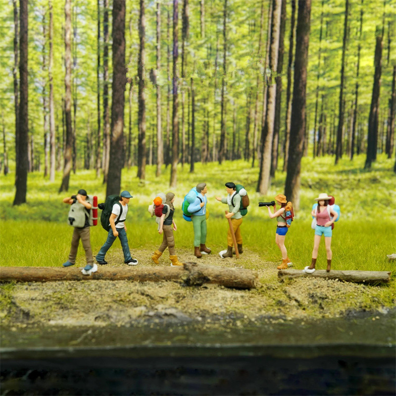 Outdoor Adventure Movies - 1/64 Żywiczna, ręcznie malowana figurka 3D