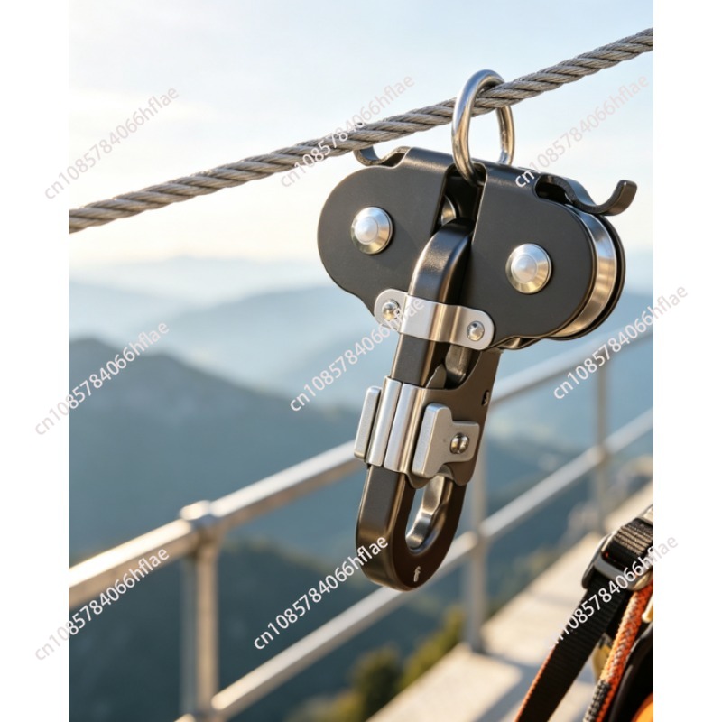 Outdoor Adventure Zipline - Wytrzymały podwójny system linowy do jazdy