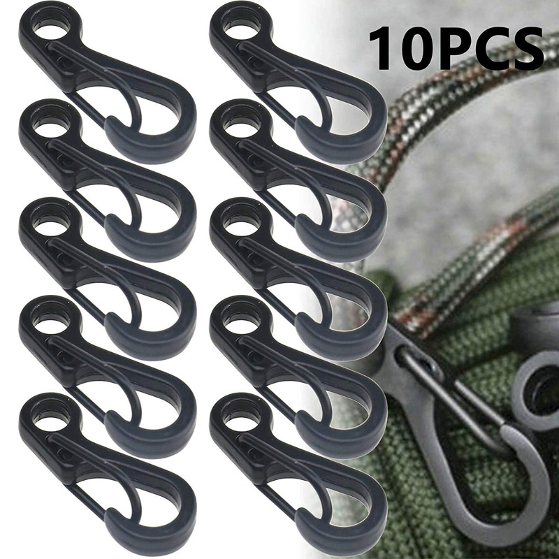 Outdoor Adventure Backpack - 10 sztuk/partia Mini karabinek Paracord taktyczne