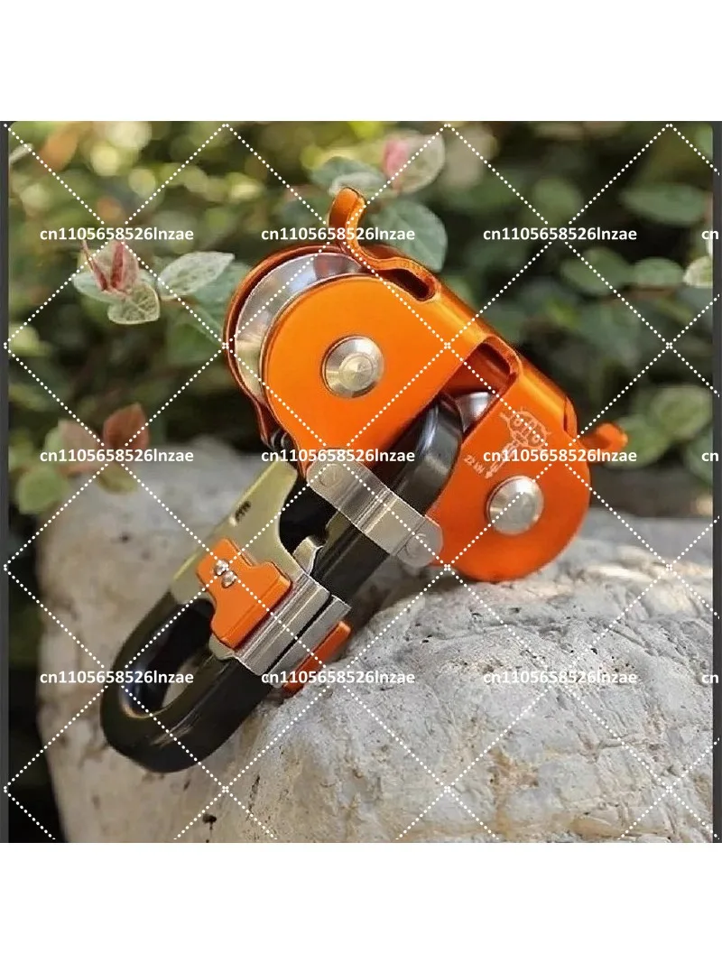 Outdoor Adventure Zipline - Wytrzymały system z podwójnym bloczkiem do