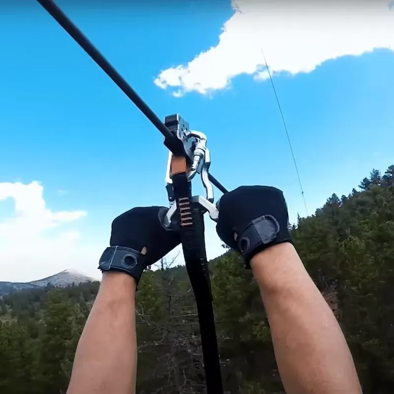 Dostosowywana, wytrzymała lina – Outdoor Adventure Zipline recenzja i cena