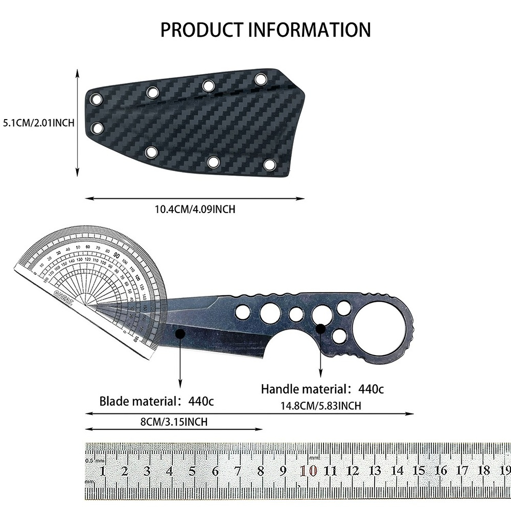 Nóż prosty Full Tang Compact d – Survival Knife Full Tang recenzja i cena