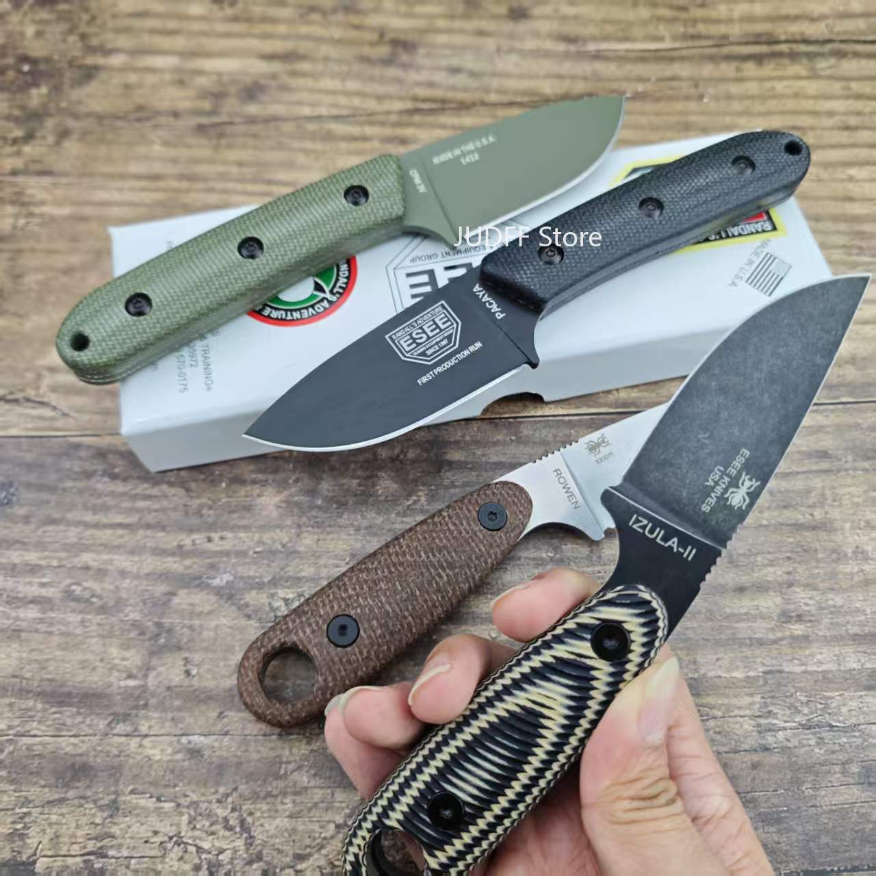 Nóż outdoorowy ESEE IZULA/ PAC – Survival Knife Full Tang recenzja i cena