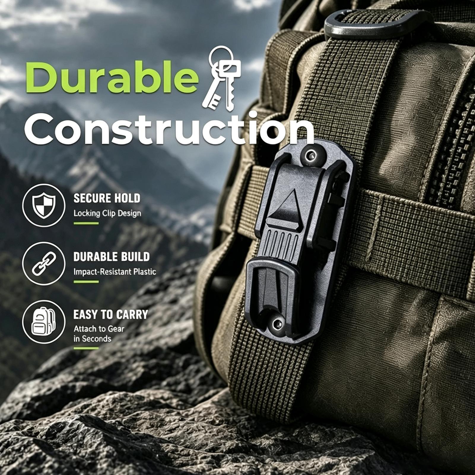 Klipsy do paska, wytrzymałe ka – Outdoor Adventure Backpack recenzja i cena