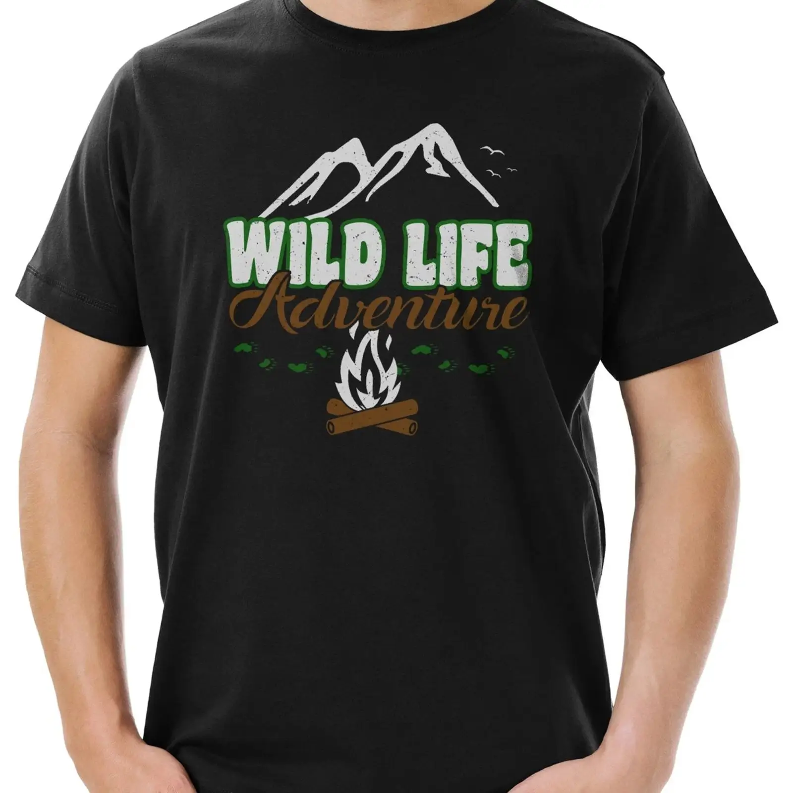 Koszulka męska Wild Life Adven – Outdoor Adventure Logo recenzja i cena