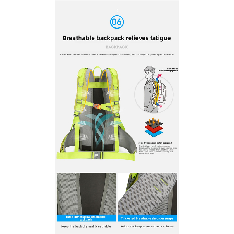 Plecak turystyczny AZELA 36-55 – Outdoor Adventure Backpack recenzja i cena